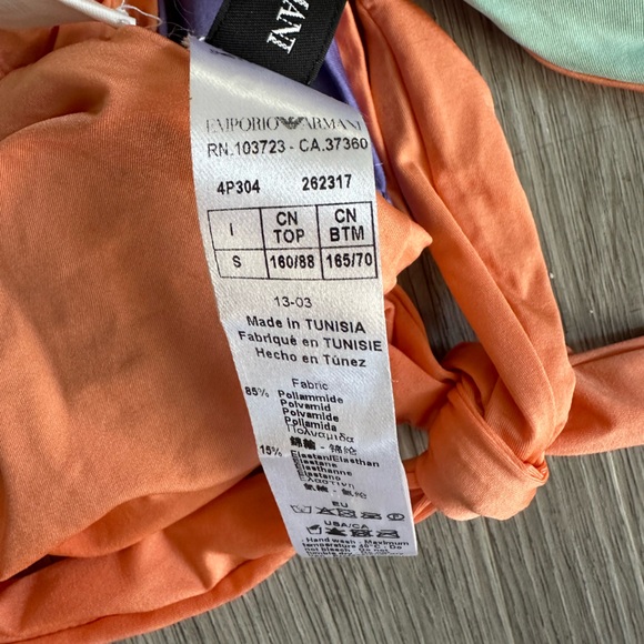 EMPORIO ARMANI Colorful Women's Bikini Set - Picture 5 of 5